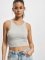 Urban Classics Tops sans manche Rib Cropped gris
